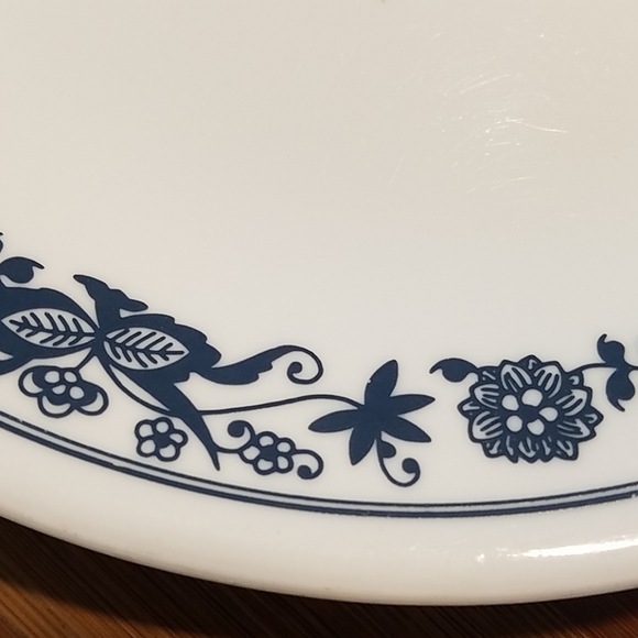 Vintage Corelle Blue Print /  Lot of 3 - Picture 4 of 8